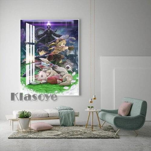Japanese Anime Made In Abyss Art Prints Poster Manga Character Canvas Painting Otaku Bedroom Living Room Home Decor Fans Gift