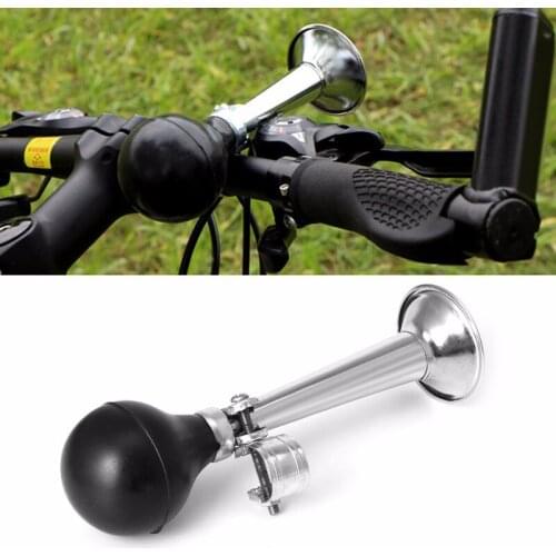 Retro Bike Bicycle Accessories Bike Cycling Air Horn Alarm Metal Twist Bugle Rubber Bulb 1pcs
