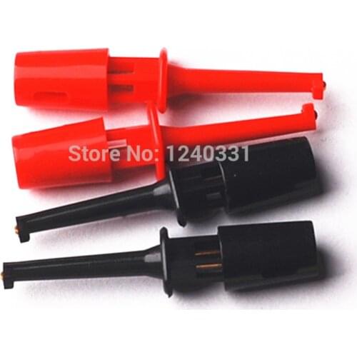 10PCS New Multimeter Lead Wire Kit Test Hook Clip Grabbers Test Probe SMT/SMD IC Cable Welding