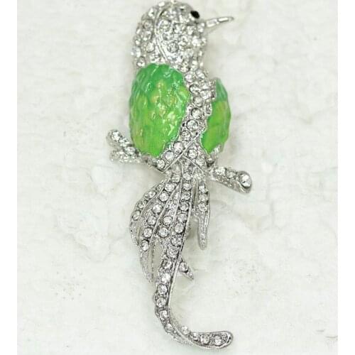 12pcs/lot Wholesale Fashion Brooch Rhinestone Enamel Bird Pin brooches C101186