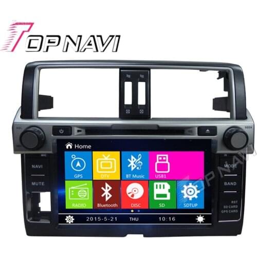 Topnavi 9" Car DVD GPS For Toyota Prado LC150/PRADO 150 High level 2014- Car Radio Multimedia Audio Stereo In Dash,Wince System