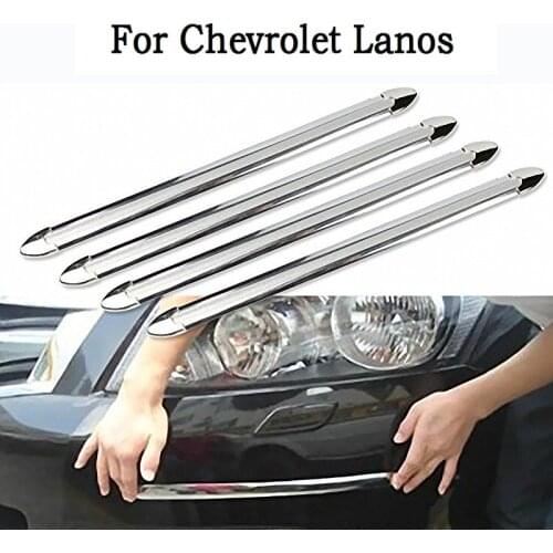 Car Accessory New Auto Car 4 Angle Anti-Rub Crash Bar Sticker Protective Bumper Strip Styling For Chevrolet Lanos Car Styling