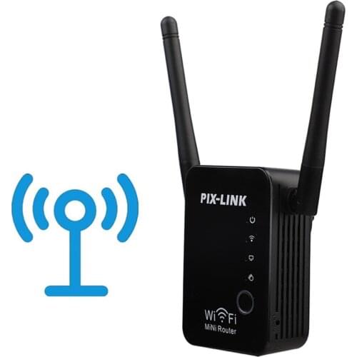 Wifi Repeater Wireless Router WLAN Signal Amplifier 2.4G Wi-Fi Range Extender Booster 300Mbps WiFi Range Signal Extender WISP