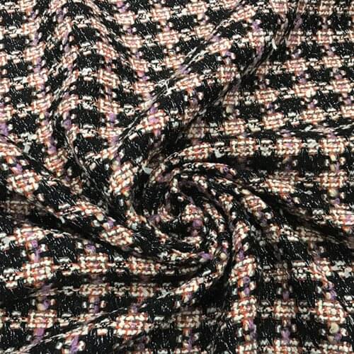 European and American Style Black Wool Tweed Fabric for Fashion Coats Suit Sewing Material Per Meter Cloth Alibaba Com