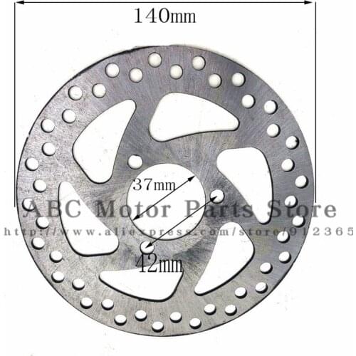 Gas Electric Scooter Brake Disc 140mm For 47cc 49cc 2 Stroke Pocket Bike Mini Dirt Bike ATV Quad Mini Motorcycle