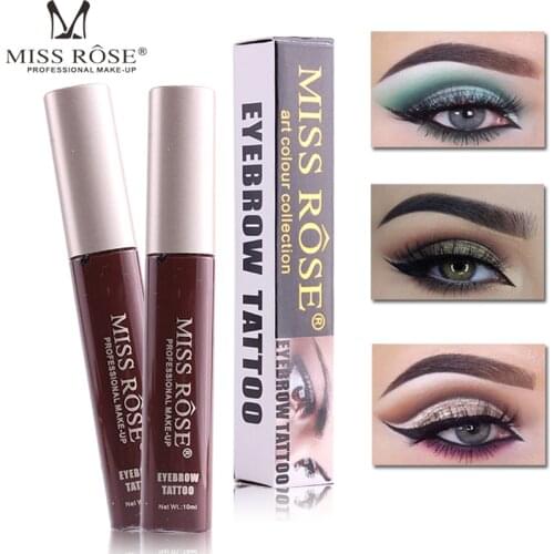 Miss Rose Eyebrow Gel Tattoo Paint Easy to wear Eyebrow Enhancer Natural Long-lasting Pomade Tint Pigments Waterproof Makeup