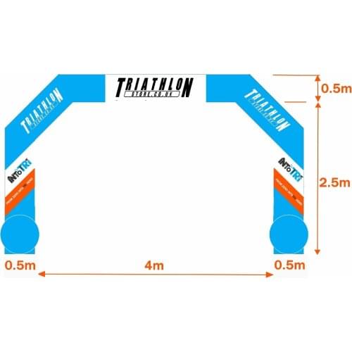Air tight custom make 5m wide inflatable arch / race competition inflatable archway entrance arch
