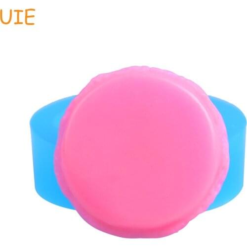 GYL403U 24.1mm Macaron Flexible Silicone Mold - Fondant, Cookie Biscuit, Cooking Tool DIY, Resin, Polymer Clay, Candy Making