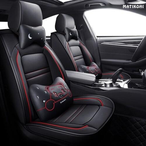 MATIKOHI leather car seat cover For mercedes w124 w245 w212 w169 ml w163 w246 ml w164 cla gla w639 car accessories seat covers