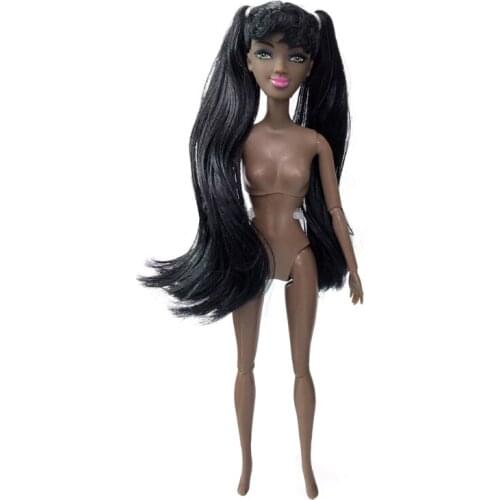 N84E 31cm/12inch Jointed Nude Doll DIY Handcraft Interactive Lifelike Girl Doll with Movable Legs Arms Toy Figure Play Set