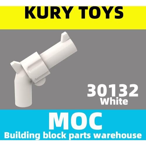 Kury Toys DIY MOC For 30132 Building block parts For Weapon Gun, Pistol Revolver - Large Barrel