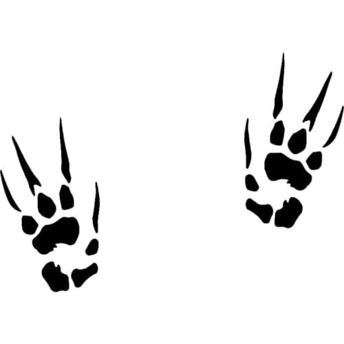 12.7*8.9CM Paws Dragon Cat Dog Cute Funny Decal Stickers Macbook Car Window Decoration Accessories C6-0967