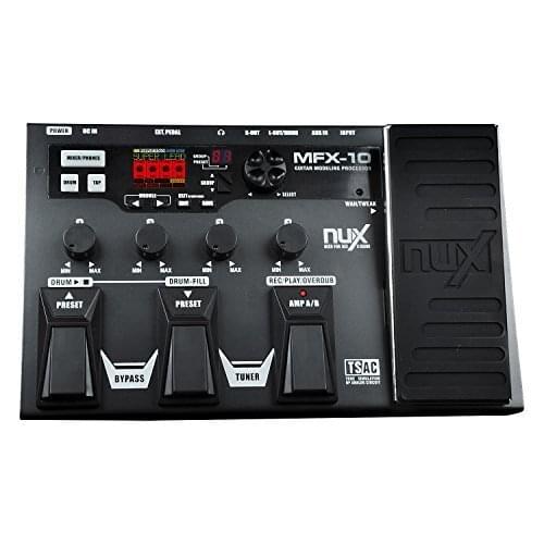 NUX MFX-10 Modeling Guitar Multi-Effects Processor Effects 55 Models 72 Presets with looper and Built-in Drum Machine