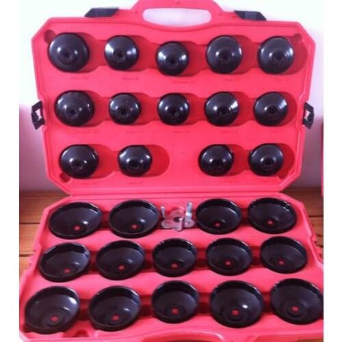 Shipping Method Optional 1 set 30pc Cap Type Oil Filter Wrench Set Socket Tools Automotive Removal Kit For Car Repair
