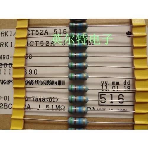 Original new 100% high resistance 1/2W 51M 0.5W51M 51000K 5% (Inductor)