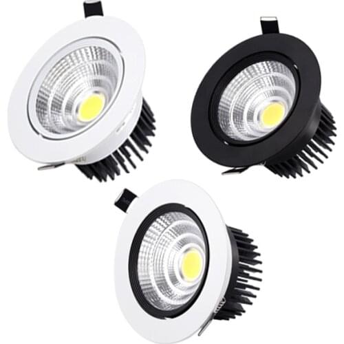 Dimmable Led Downlight Light Ceiling Spot LED Downlight 7W 9W 12W 15W 18W 20W 25W 35W AC85-230V Recessed Lights Indoor Lighting