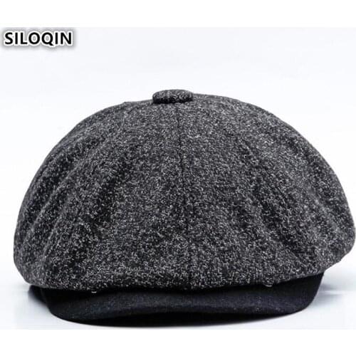 SILOQIN Dads Hat Autumn Winter Trend Fashion Retro Berets Gorras Artist Painter Leisure Keep Warm Hats Tourism Motion Berets