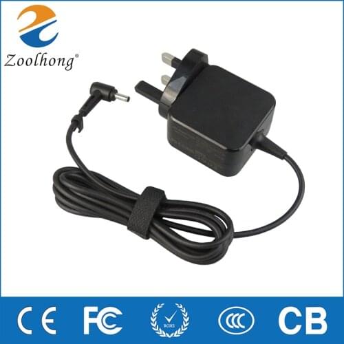 UK Plug For ASUS 19V 1.75A charger 4.0mm*1.35mm notebook S200E X201E X403M E402 computer power adapter