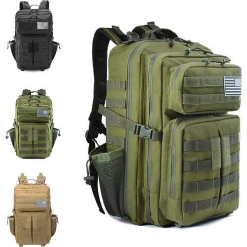 Tactical Camouflage Backpack Military Climbing Camping Hiking Trekking Rucksack Travel Outdoor Camo Sport Bags