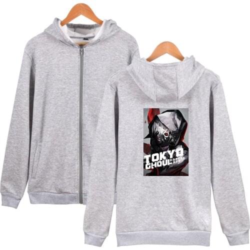 Tokyo Ghoul Hoodies Zipper Sweatshirt Men Women Fashion Pullover Oversize Mens Hooded Harajuku Kpop Sweatshirt Autumn Winter