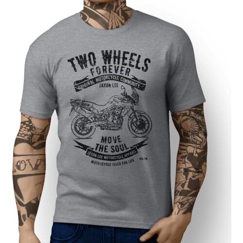 British Motorcycle Tiger 800 Inspired Motorcycle Art T-shirts