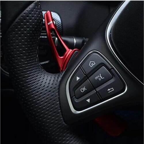 Steering Wheel Paddle Shifter Extension For Mercedes Benz A B C E GLE Class W176 W205 W246 C117 W218 Aluminum Shift Paddle Blade