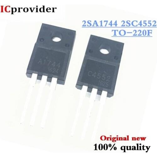 20pcs/lot 10pcs 2SA1744 + 10pcs 2SC4552 A1744 C4550 10PCS A1744 + 10PCS C4552 IC Best quality