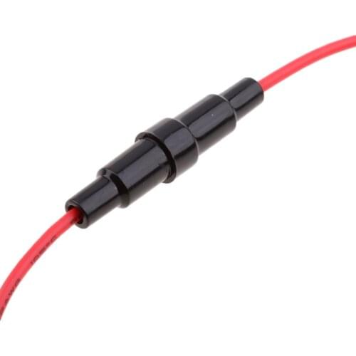 20 Pieces Practical Waterproof Inline Tube Fuse Holder Block Connector In-Line Screw Type