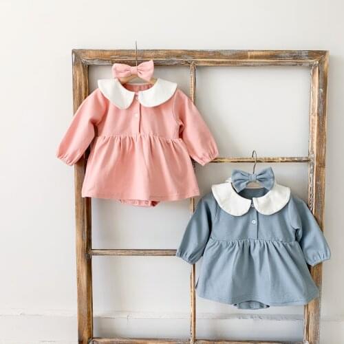 2021 Ins Girls Bodysuits Fashion New Spring Autumn Baby Jumpsuits Girls Rompers