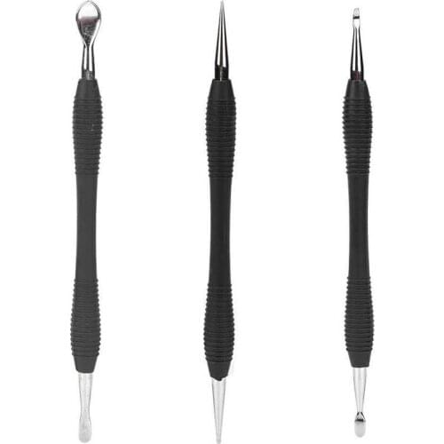 150 cm / 5.9 inch 3Pcs Leathercraft Modeling Tools Leather Craft Tool DIY Hand-Made Pressure Wiper Manual Scribing Shaping Tools