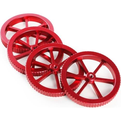 4pcs 3D Printer Upgraded Hand Twist Leveling Nut for CREALITY Ender 3/ 5/ CR-10/ CR-20 / CR-X Aluminum Alloy Large Size Nut