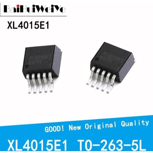 5PCS/LOT XL4015E1 XL4015 4015E1 TO-263 TO-263-5 New Original IC Chipset MOSFET MOSFT TO263 Three-terminal voltage regulator