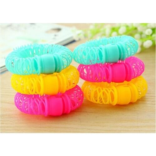 8Pcs/set New Fashion Lucky Donuts Curly Mini Hair Curls Roller Plastic Hair Circle Styling Tools Hair Accessories For Women