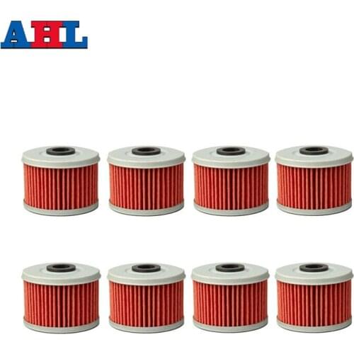 8Pcs Motorcycle Engine Parts Oil Grid Filters For HONDA TRX450FE TRX450 TRX 450 FE FOREMAN ES 433 2002 Motorbike Filter