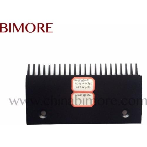 9300 Escalator Comb SMR313609 SMR318766 Black AL Length 202.9mm Width 107mm Install Size 145mm 22T Right