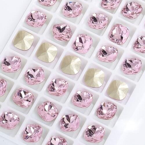 6mm Shiny Clear Czech Crystal Rhinestone Cone Round Pointed Foiled Back Glass Strass Stone Nail Art Gem Jewelry Making Bead