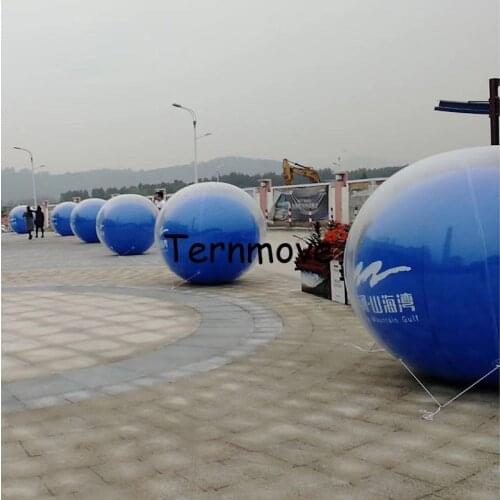 Large Double-layer balloon giant outdoor airtight pvc air inflatable balloon on ground for advertise promotion