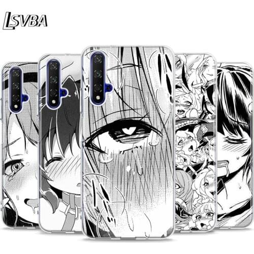 Anime girl japan faces Silicone Cover For Honor 20 20S 20E 8 8A Prime 8X MAX 8C 8S 7A 7C 7S Pro Phone Case