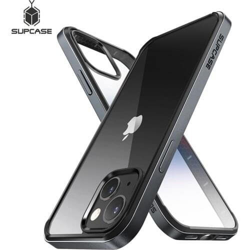 SUPCASE For iPhone 13 Case 6.1 inch (2021 Release) UB Edge Slim Frame Cover with TPU Inner Bumper & Transparent Back Case