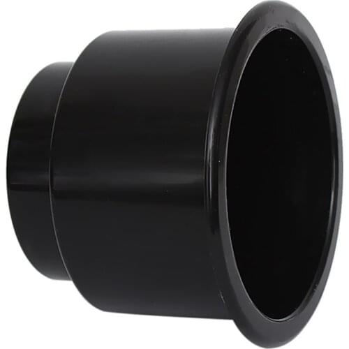 Black Center Hole Recessed Cup Drink Holder for Marine Boat Car RV