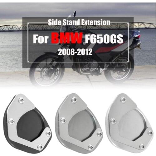 For BMW F650GS F 650 F650 GS Motorcycle Kickstand Foot Side Stand Extension Plate Enlarger Pad Support 2008 2009 2010 2011 2012