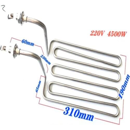 Electric heating tube 220V electric heating element heating pipe tubular heating element 304 stainless steel heater for fryer