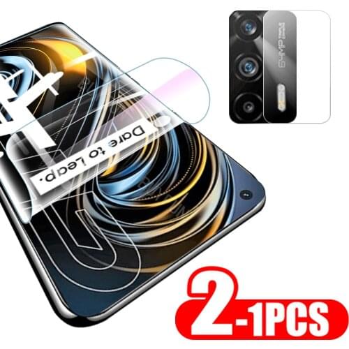 For Oppo Realme GT Neo film 1-2PCS Hydrogel Film Screen Protector Camera Protective Film For realme 8 pro phone screen film