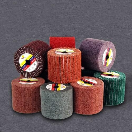 Wire drawing polishing Burnishing Machine/Polisher/Sander wheel 120*100*19mm abrasive wheel