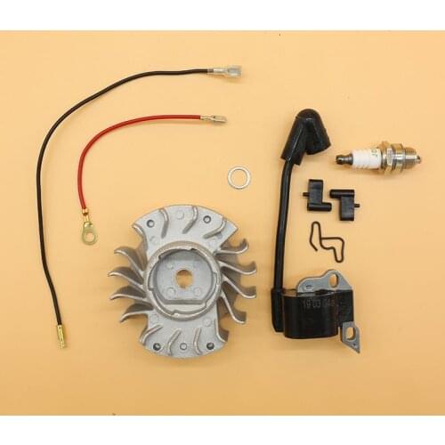 Flywheel Ignition Coil Magneto Wire Spark Plug Kit For STIHL MS180 MS170 MS 180 170 017 018 Gas Chainsaw Parts