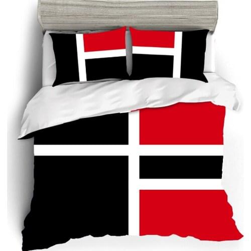 Bed Linen Euro Geometric Pattern Comforter Bedding Sets 3D king Size Bedding Set Luxury Single Bedclothes Bed Sheets Duvet Cover