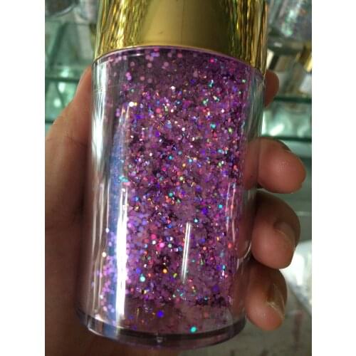 Laser Purple Pink Solvent Resistant Glitter for Nail Art Decorations&Nail Polish-Free Shipping