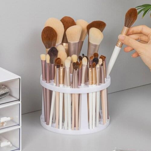 Make-Up Brush Storage Shelf Pen Holders Detachable Shelves Bathroom Storage Organization Desk Organizer Home Office Storage