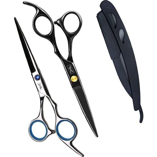 6'' JP 440C Professional Hair Scissors Salon Cutting Barber Salon Haircut Thinning Shears Hairdressing Scissors Barbershop Set