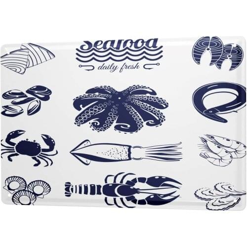 SINCE 2004 tin Plate Kitchen Seafood